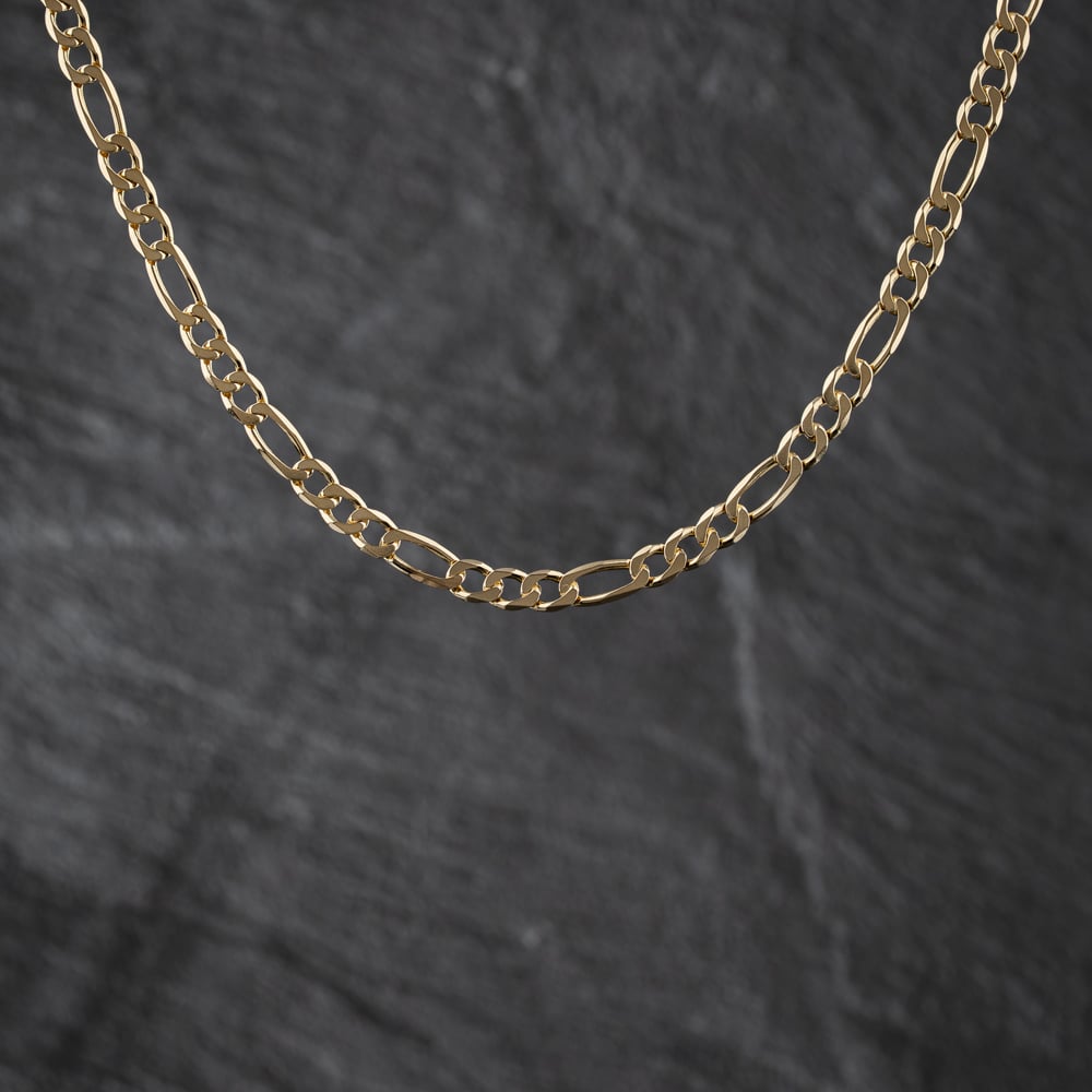 Pre-Owned 9ct Yellow Gold 16 Inch Figaro Chain 41041896