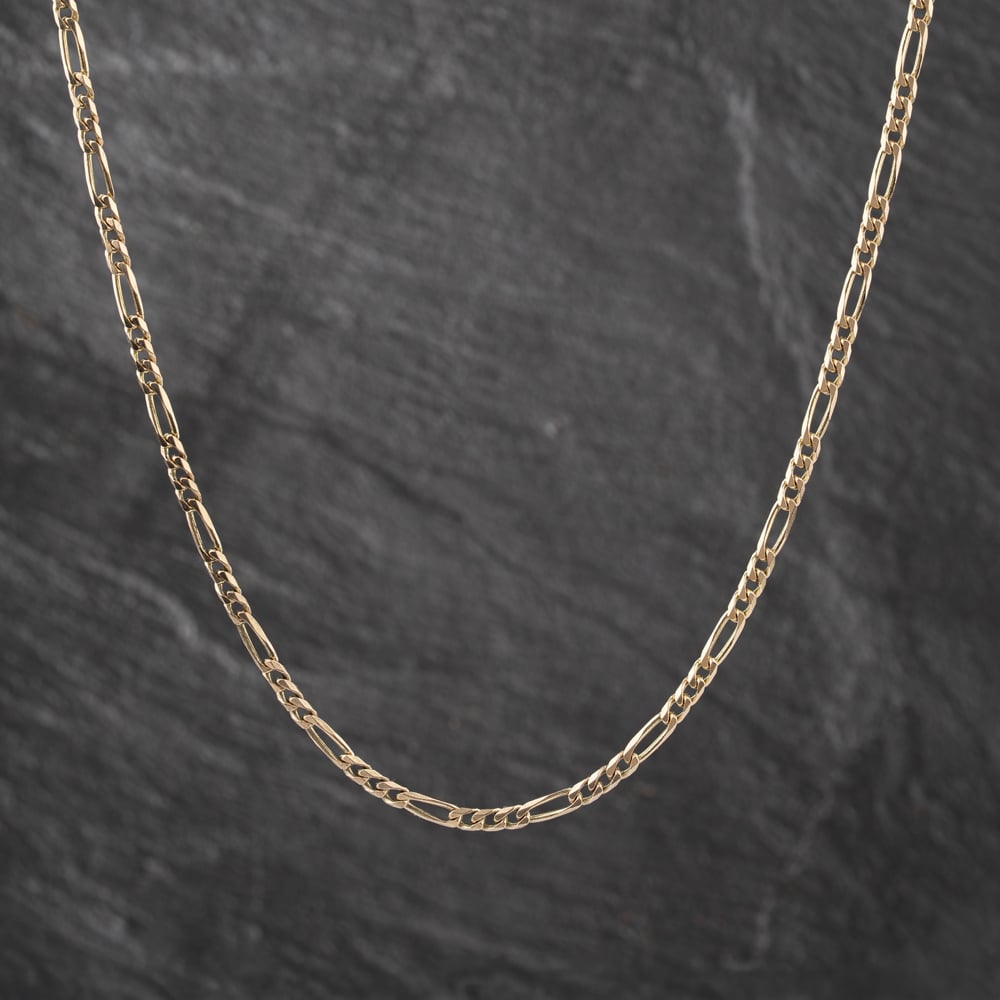 Pre-Owned 9ct Yellow Gold 26 Inch Figaro Chain 41041906