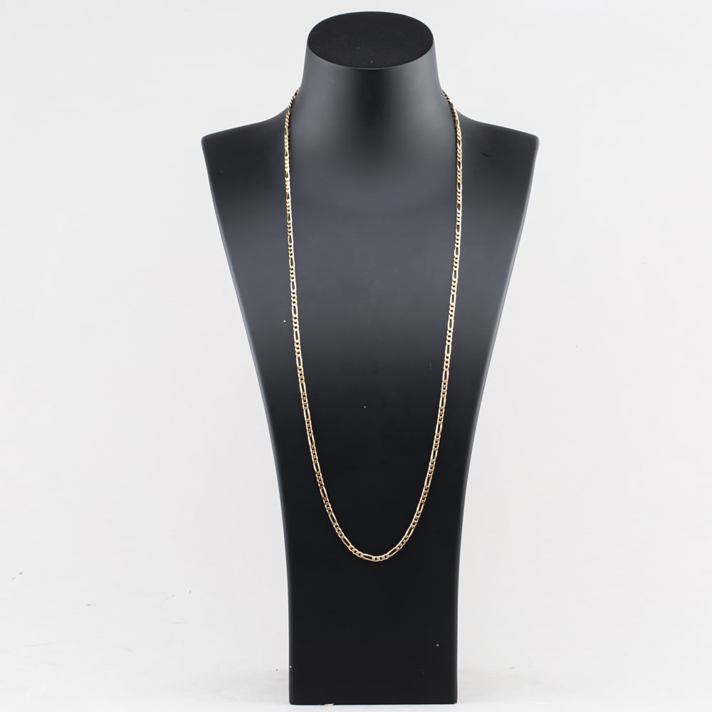 Pre-Owned 9ct Yellow Gold 26 Inch Figaro Chain 41041906