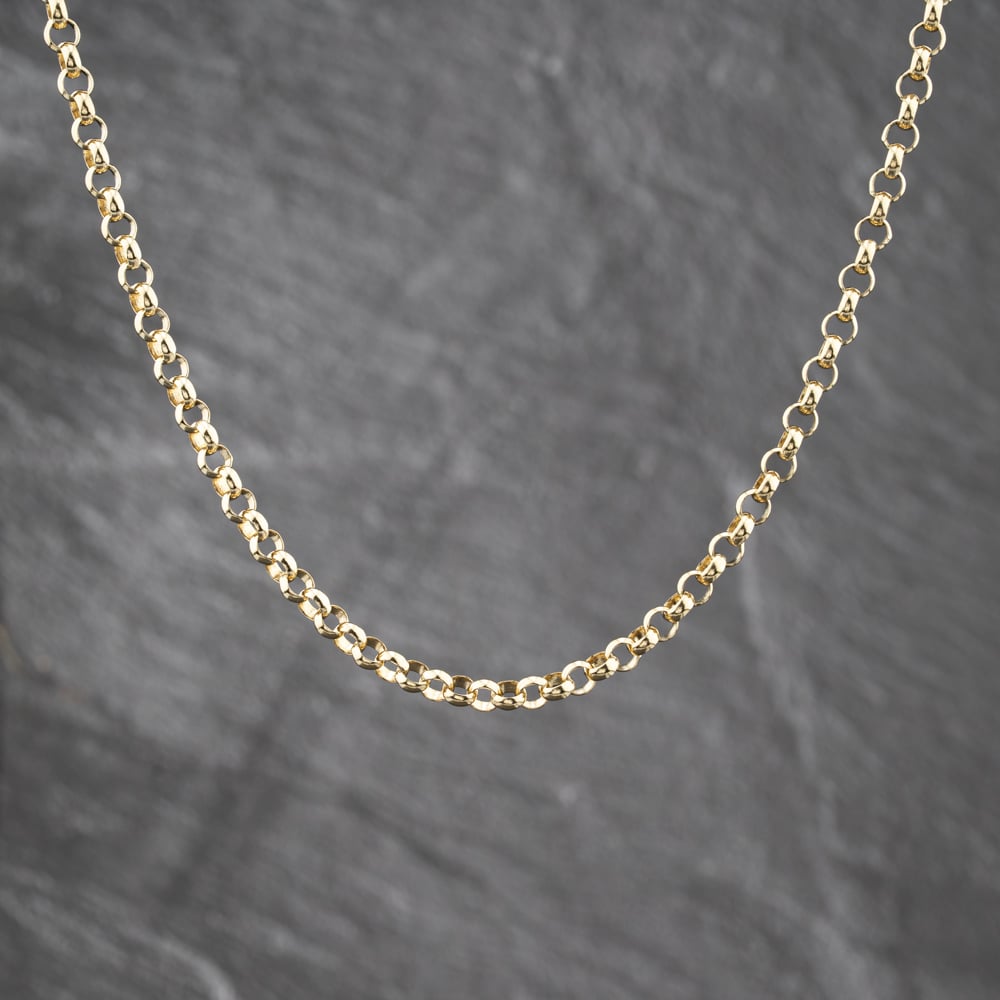 Pre-Owned 9ct Yellow Gold 18 Inch Belcher Chain 41041918