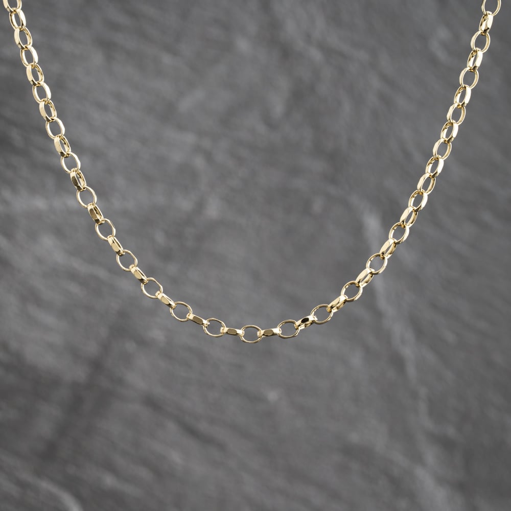 Pre-Owned 9ct Yellow Gold 18 Inch Belcher Chain 41041930