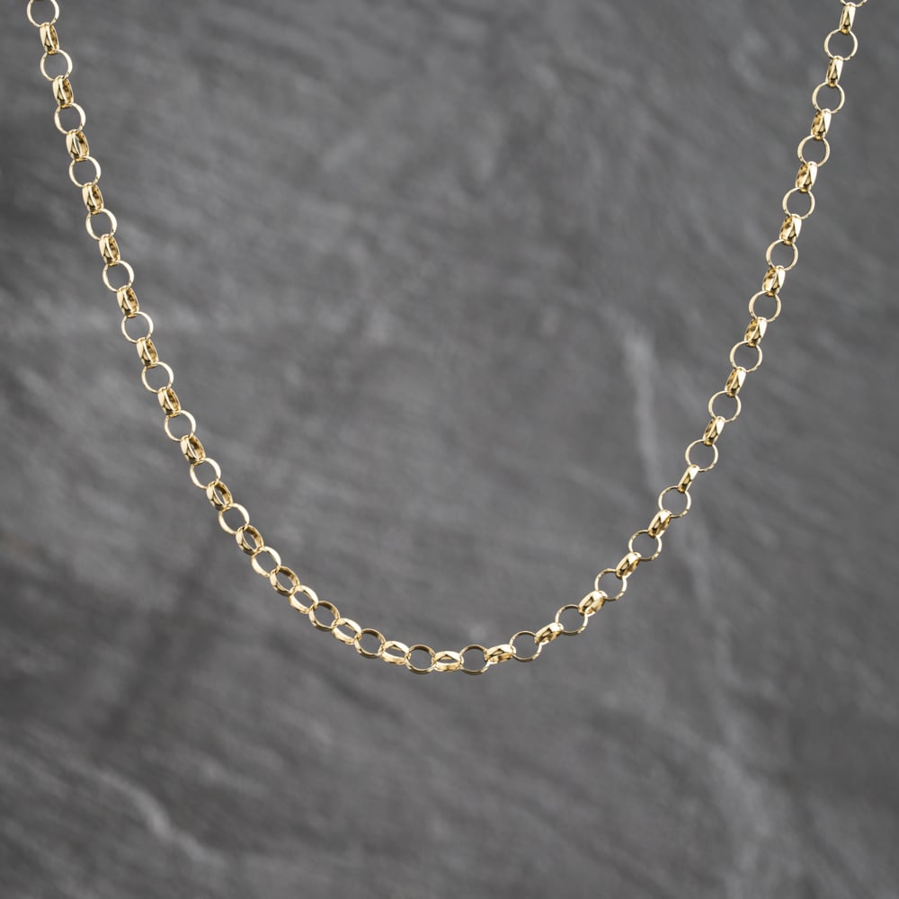 Pre-Owned 9ct Yellow Gold 21 Inch Belcher Chain 41041931