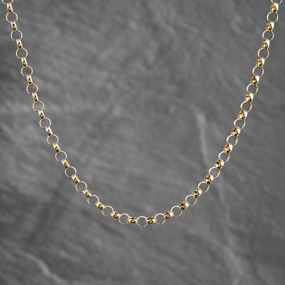 Pre-Owned 9ct Yellow Gold 21 Inch Belcher Chain 41041932