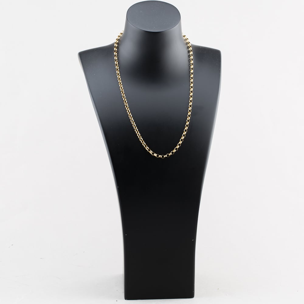 Pre-Owned 9ct Yellow Gold 21 Inch Belcher Chain 41041932
