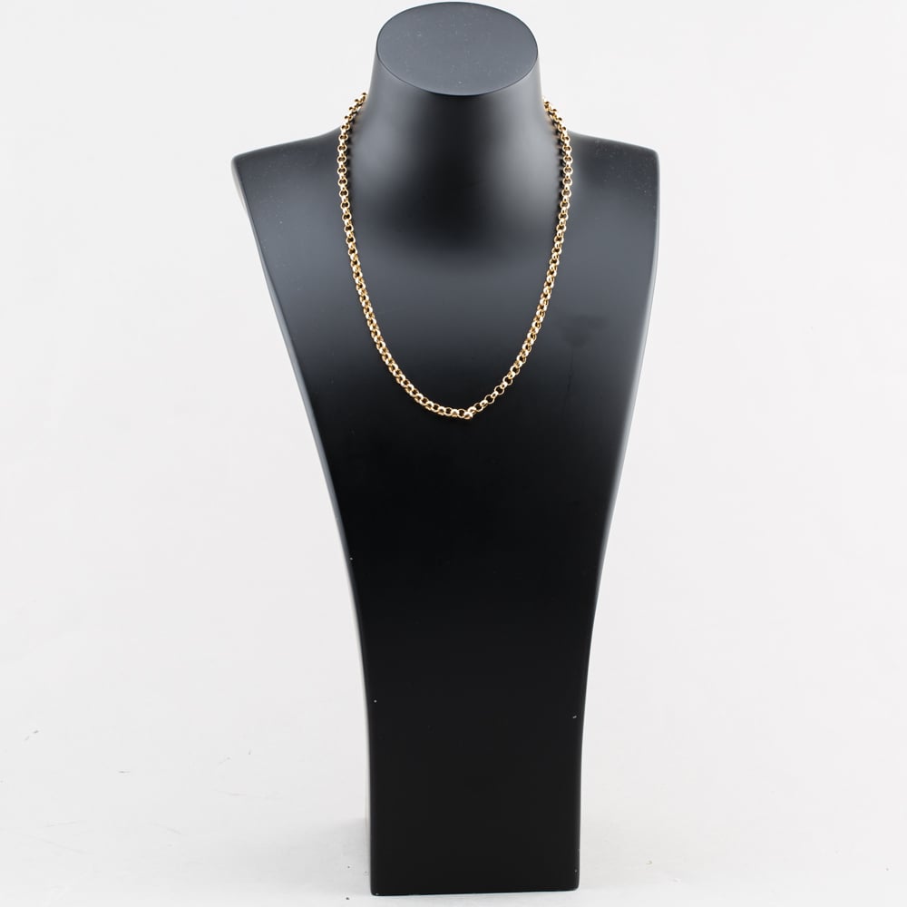 Pre-Owned 9ct Yellow Gold 19 Inch Belcher Chain 41041933