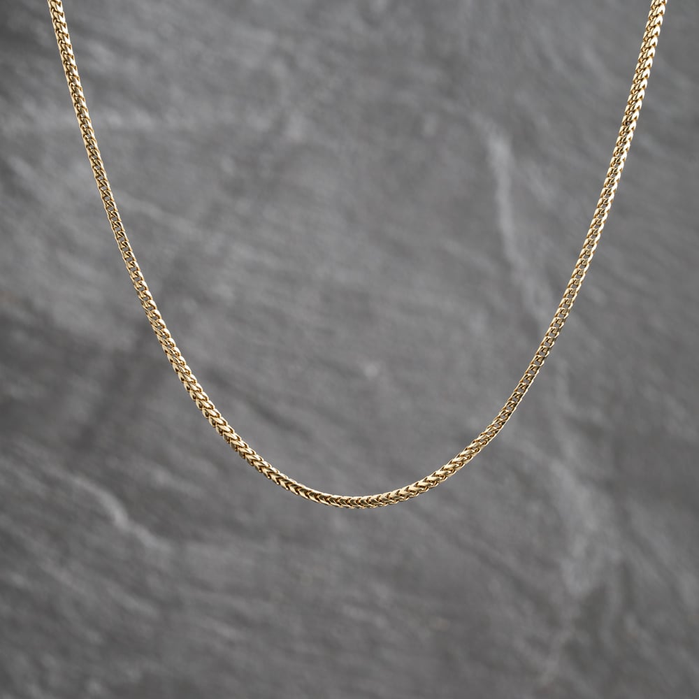 Pre-Owned 9ct Yellow Gold 20 Inch Foxtail Chain 41041936