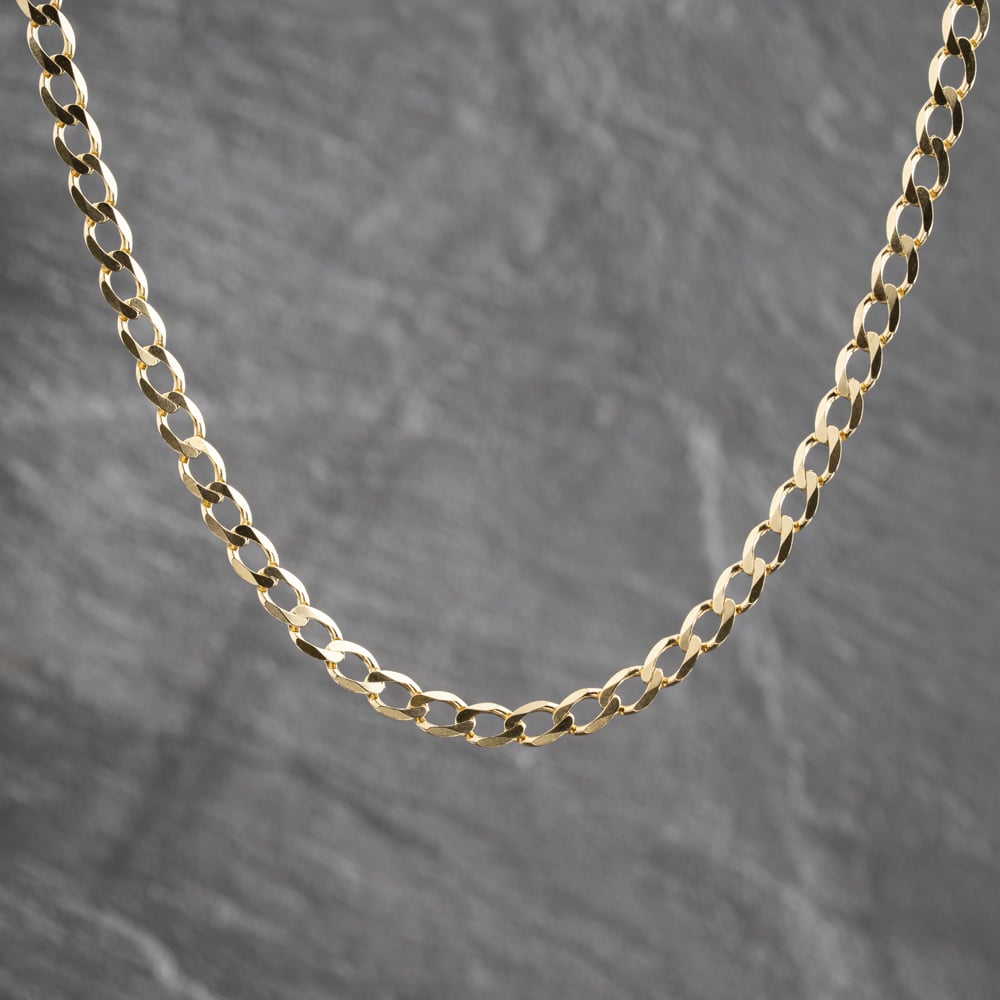 Pre-Owned 9ct Yellow Gold 20 Inch Curb Chain 41041940