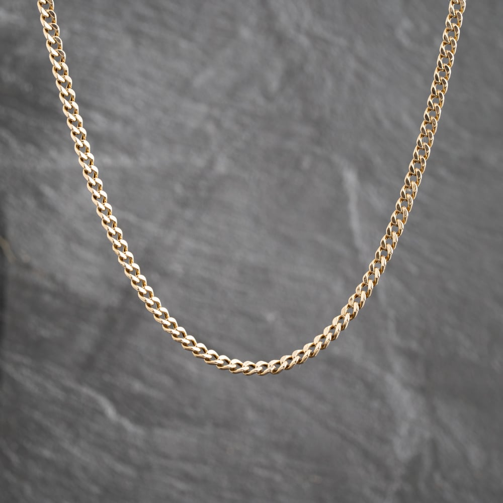 Pre-Owned 9ct Yellow Gold 26 Inch Curb Chain 41041941