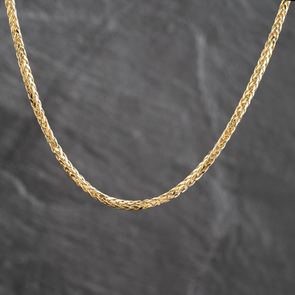 Pre-Owned 9ct Yellow Gold 20 Inch Foxtail Chain 41041946