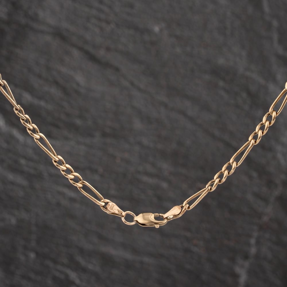 Pre-Owned 9ct Yellow Gold 26 Inch Figaro Chain 41041956