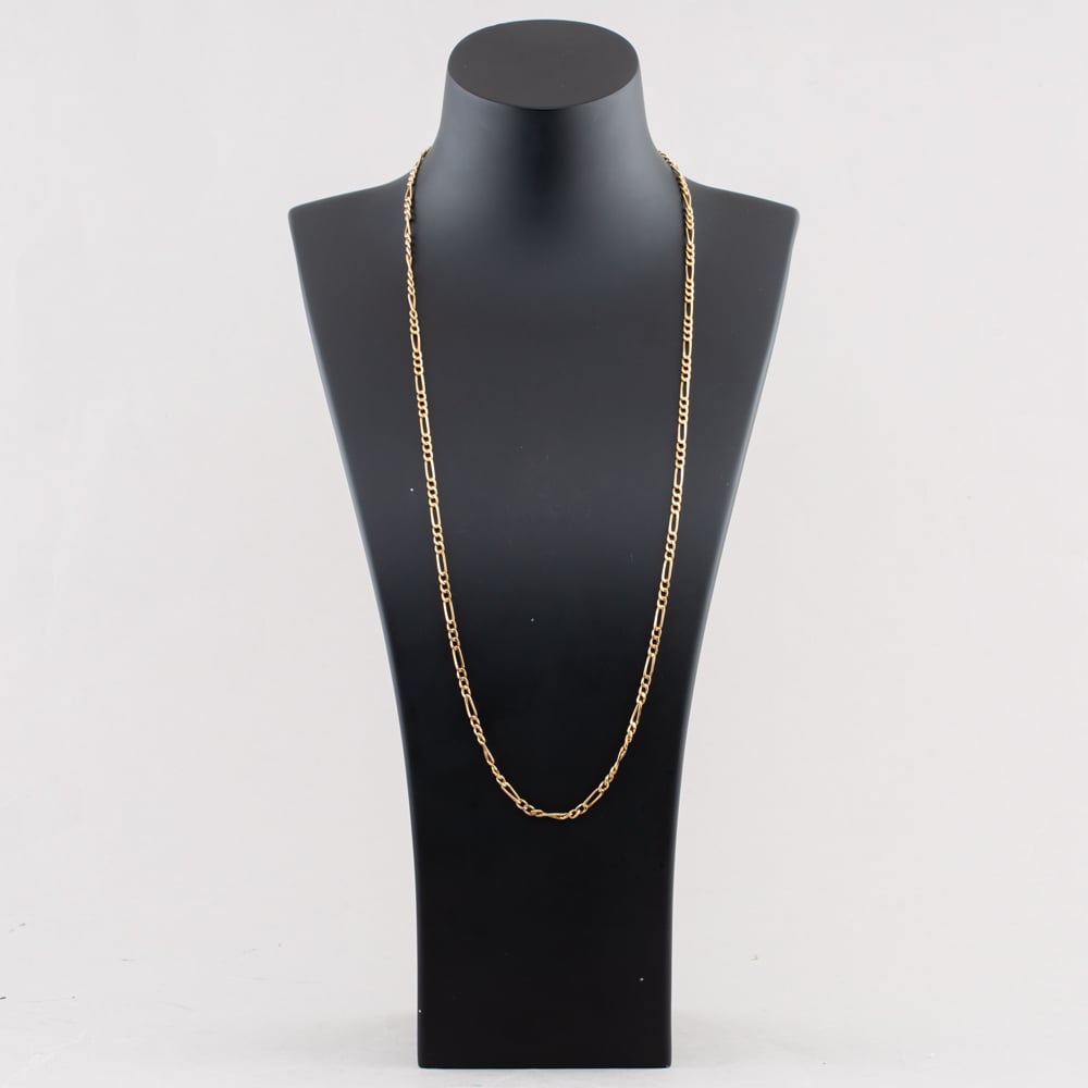 Pre-Owned 9ct Yellow Gold 26 Inch Figaro Chain 41041956