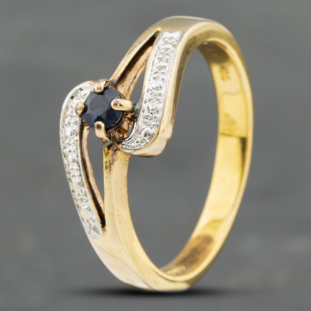 Click to view product details and reviews for Pre Owned 9ct Yellow Gold Sapphire And Diamond Twist Open Shoulders Dress Ring 41102177. Click to view product details and reviews for Pre Owned 9ct Yellow Gold Sapphire And Diamond Twist Open Shoulders Dress Ring 41102177.