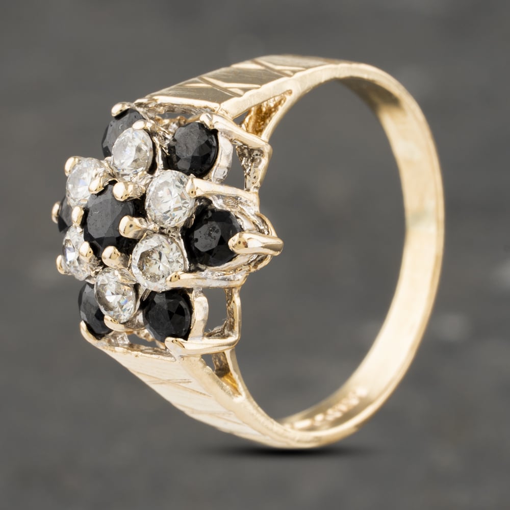 Click to view product details and reviews for Pre Owned 9ct Yellow Gold Sapphire And Cubic Zirconia Cluster Ring 41103192. Click to view product details and reviews for Pre Owned 9ct Yellow Gold Sapphire And Cubic Zirconia Cluster Ring 41103192.