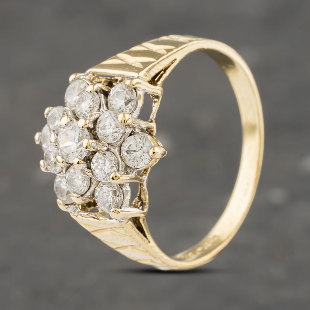 Click to view product details and reviews for Pre Owned 9ct Yellow Gold Cubic Zirconia Cluster Ring 41103204. Click to view product details and reviews for Pre Owned 9ct Yellow Gold Cubic Zirconia Cluster Ring 41103204.