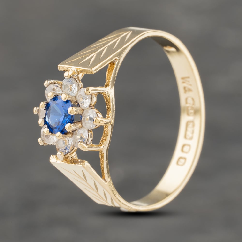 Click to view product details and reviews for Pre Owned 9ct Yellow Gold Synthetic Stone And White Synthetic Stone Cluster Ring 41103243. Click to view product details and reviews for Pre Owned 9ct Yellow Gold Synthetic Stone And White Synthetic Stone Cluster Ring 41103243.