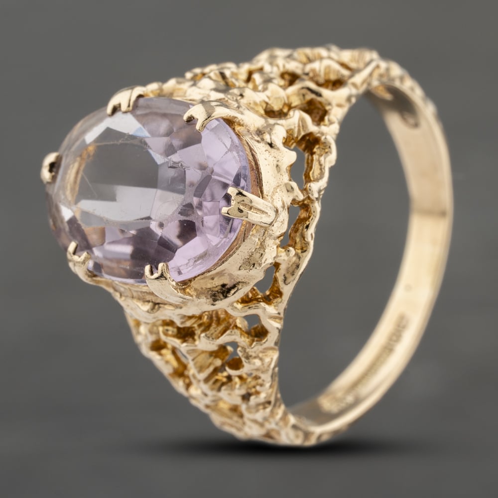 Click to view product details and reviews for Pre Owned 9ct Yellow Gold Amethyst Oval With Ornate Open Work Shoulders Dress Ring 41103291. Click to view product details and reviews for Pre Owned 9ct Yellow Gold Amethyst Oval With Ornate Open Work Shoulders Dress Ring 41103291.