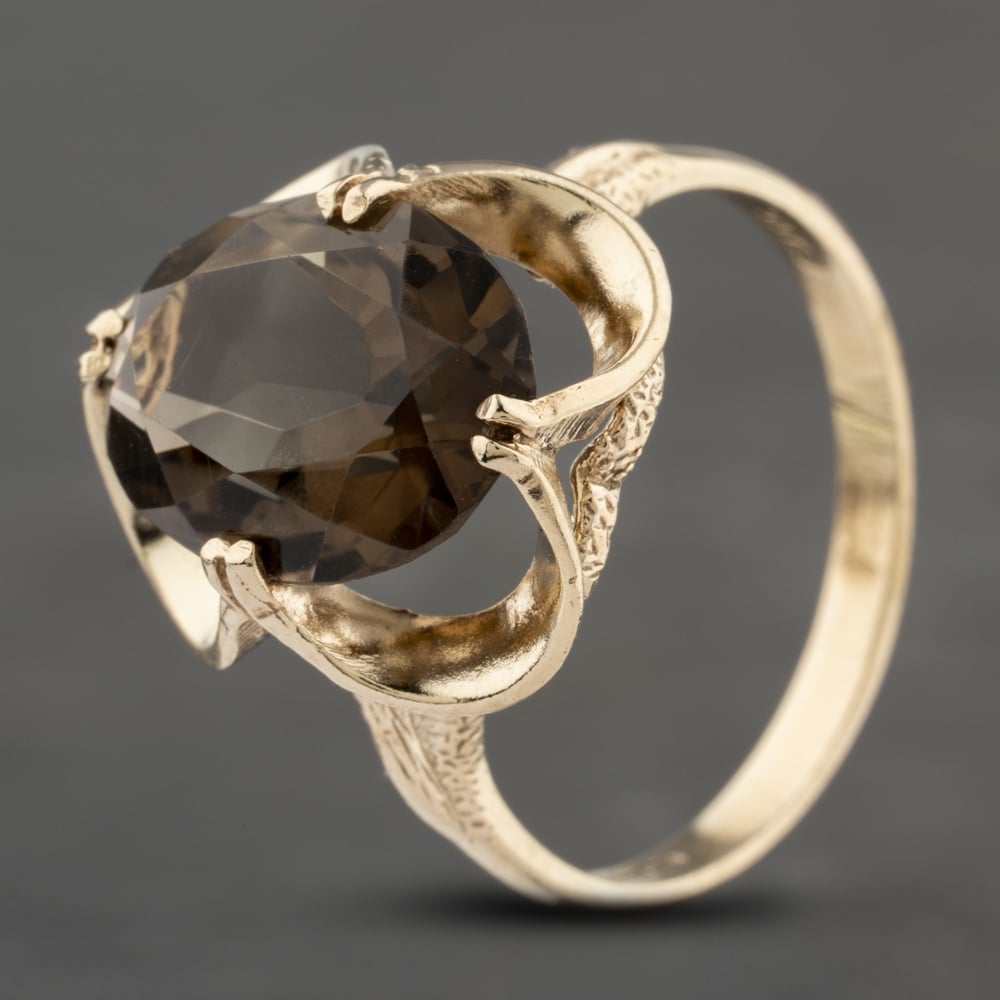 Click to view product details and reviews for Pre Owned 9ct Yellow Gold Smokey Quartz Oval Scollop Design Dress Ring 41103294. Click to view product details and reviews for Pre Owned 9ct Yellow Gold Smokey Quartz Oval Scollop Design Dress Ring 41103294.