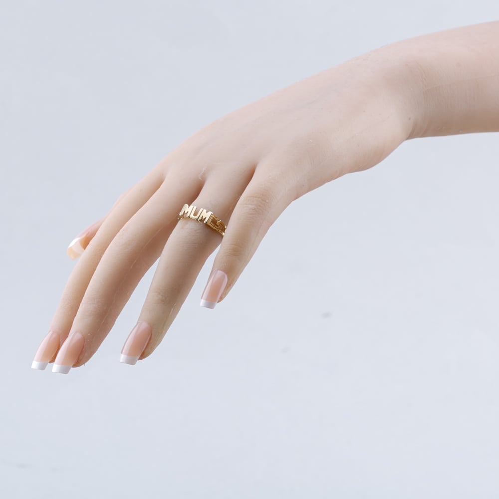 Pre-Owned 9ct Yellow Gold Mum Signet Ring 41103322