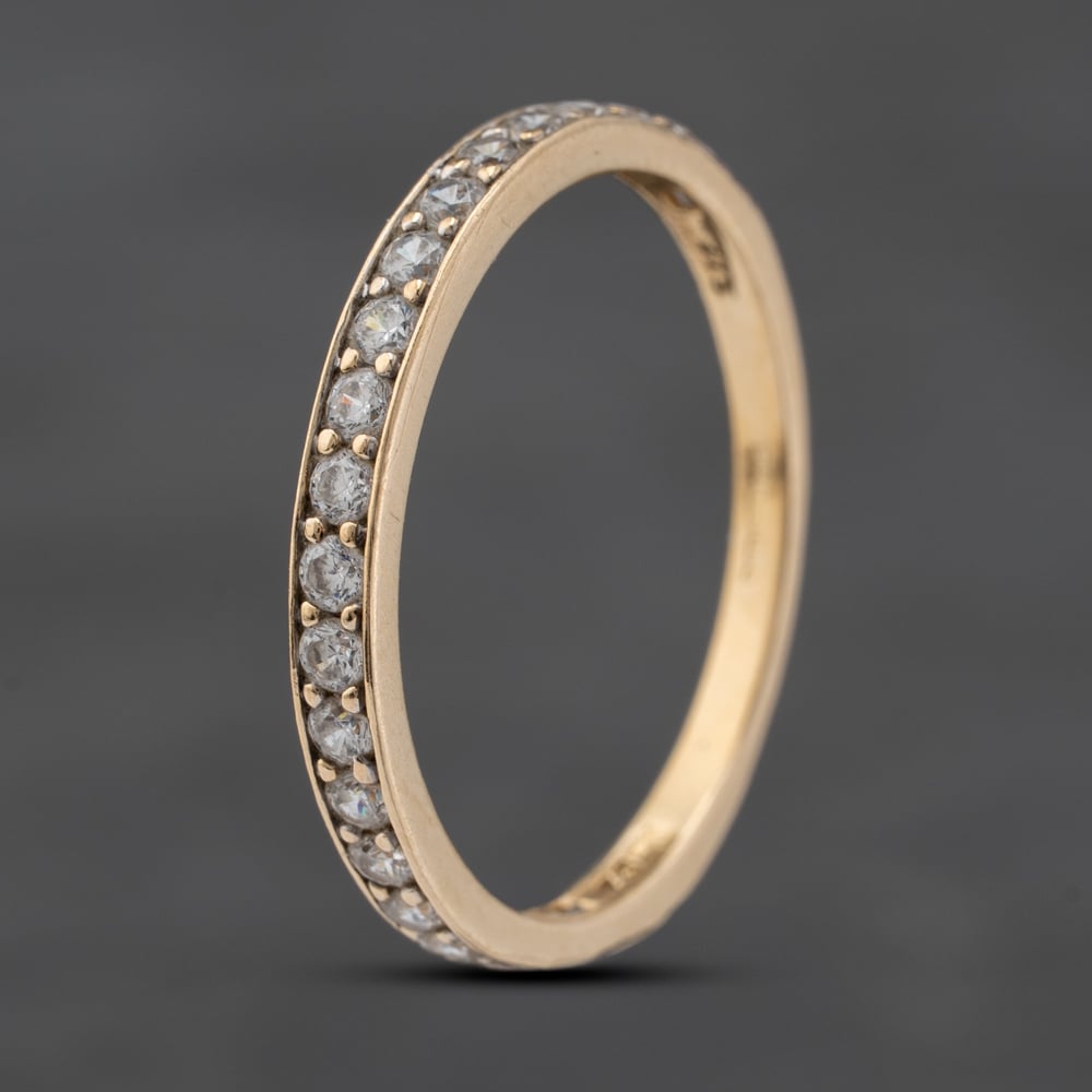 Click to view product details and reviews for Pre Owned 9ct Yellow Gold Cubic Zirconia Half Eternity Ring 41103564. Click to view product details and reviews for Pre Owned 9ct Yellow Gold Cubic Zirconia Half Eternity Ring 41103564.