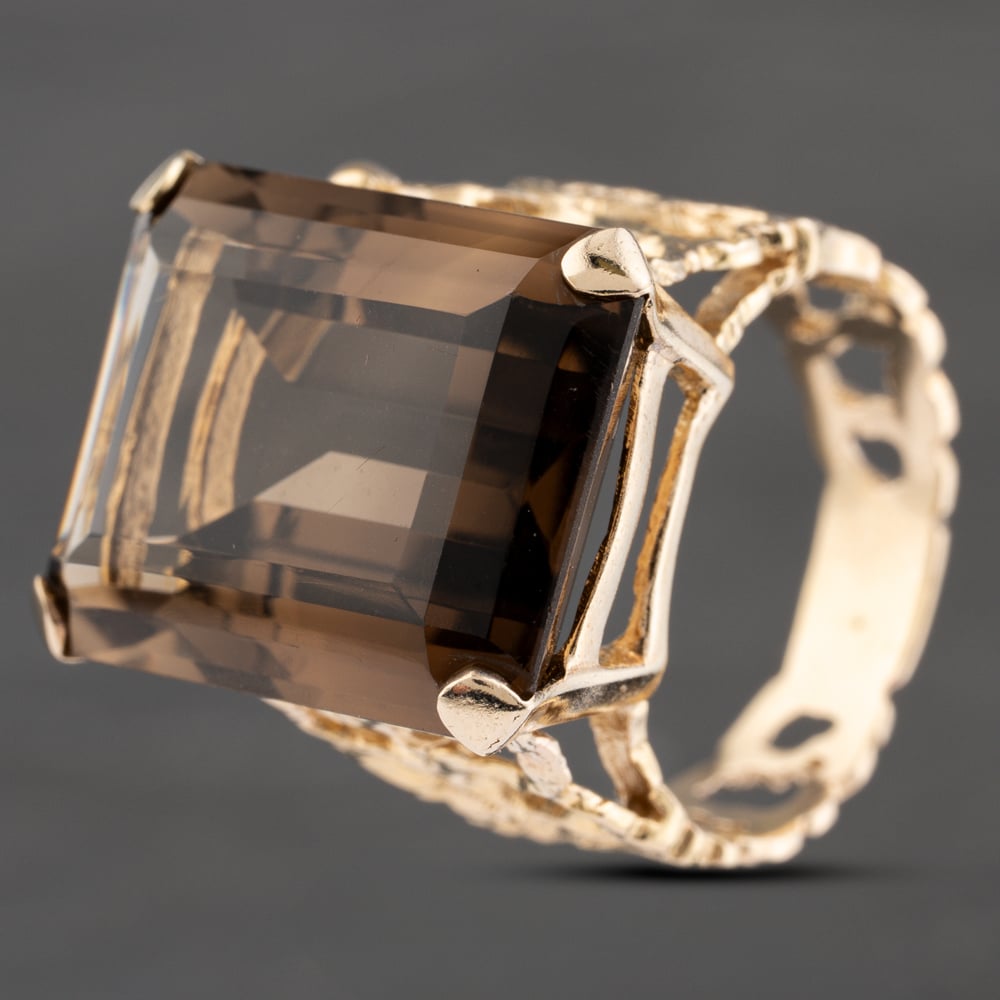 Click to view product details and reviews for Pre Owned Vintage Yellow Gold Smoky Quartz Large Oblong Dress Ring 41103594. Click to view product details and reviews for Pre Owned Vintage Yellow Gold Smoky Quartz Large Oblong Dress Ring 41103594.