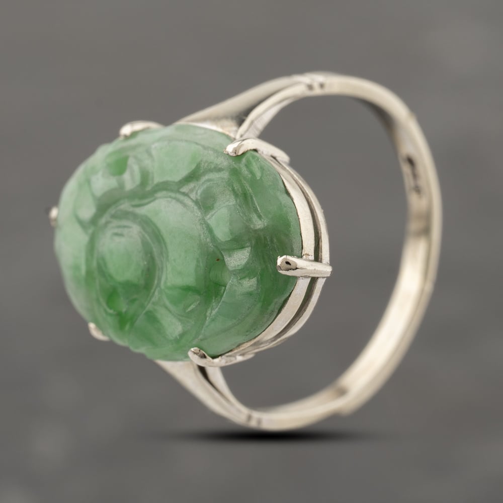 Click to view product details and reviews for Pre Owned Antique White Gold Jade Oval Dress Ring 41103916. Click to view product details and reviews for Pre Owned Antique White Gold Jade Oval Dress Ring 41103916.