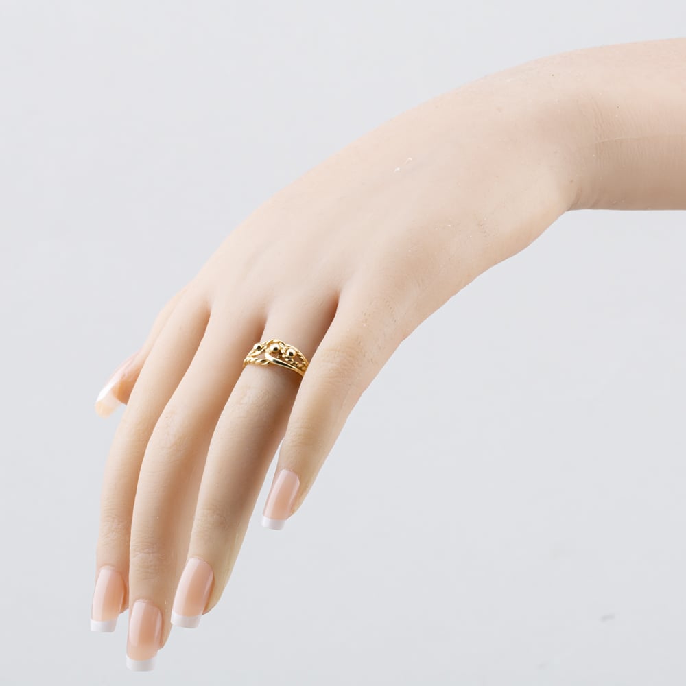 Pre-Owned 9ct Yellow Gold Knotted Dress Ring 41104193