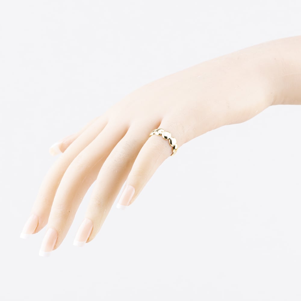 Pre-Owned 9ct Yellow Gold Heart Band Ring 41104445