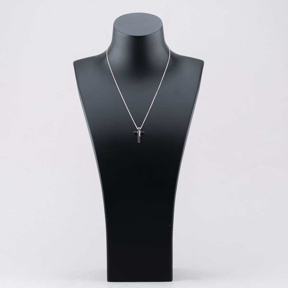 Pre-Owned 18ct White Gold Brilliant Cut Diamond Split Pendant & 18 Inch Trace Chain 41142249