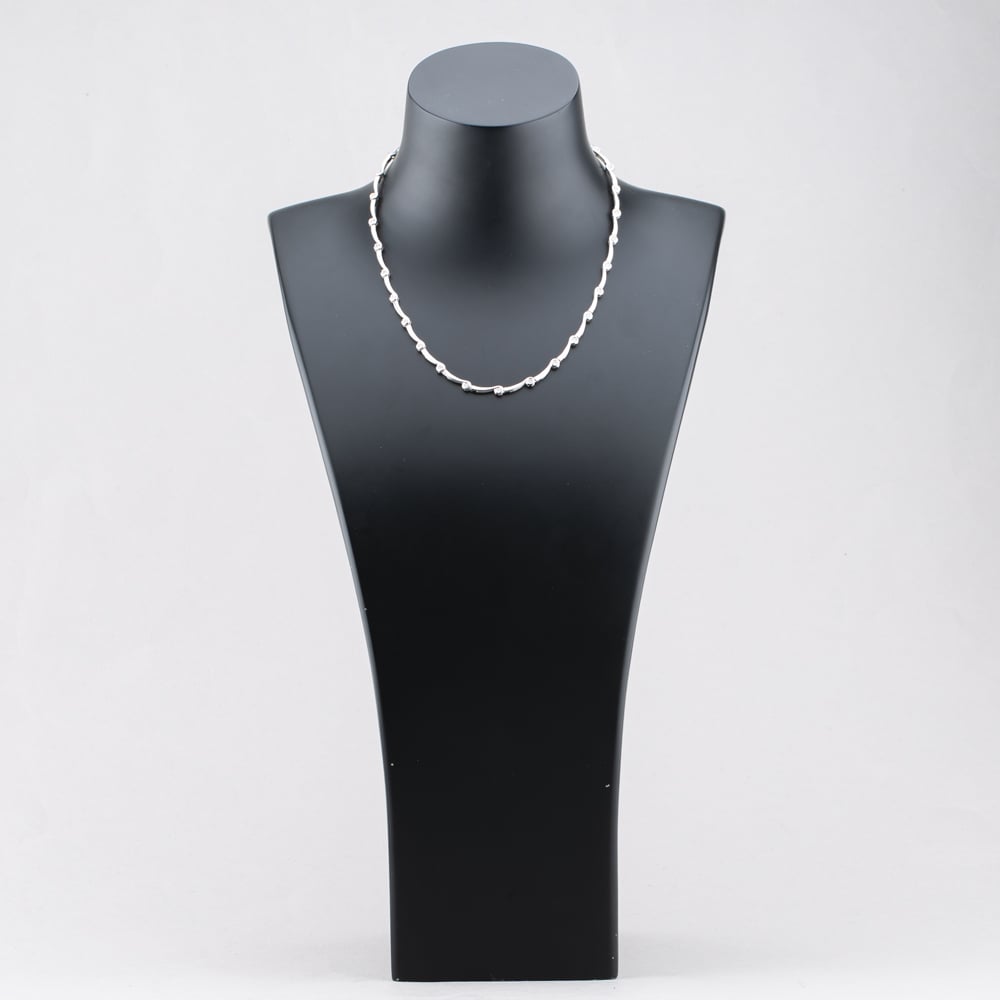 Pre-Owned 18ct White Gold 0.75ct Brilliant Cut Diamond 17 Inch Necklace 41142329