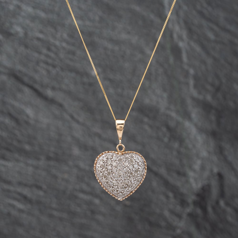 Click to view product details and reviews for Pre Owned 9ct Two Colour Gold 100ct Diamond Set Heart Pendant And 18 Inch Curb Chain 41142623. Click to view product details and reviews for Pre Owned 9ct Two Colour Gold 100ct Diamond Set Heart Pendant And 18 Inch Curb Chain 41142623.