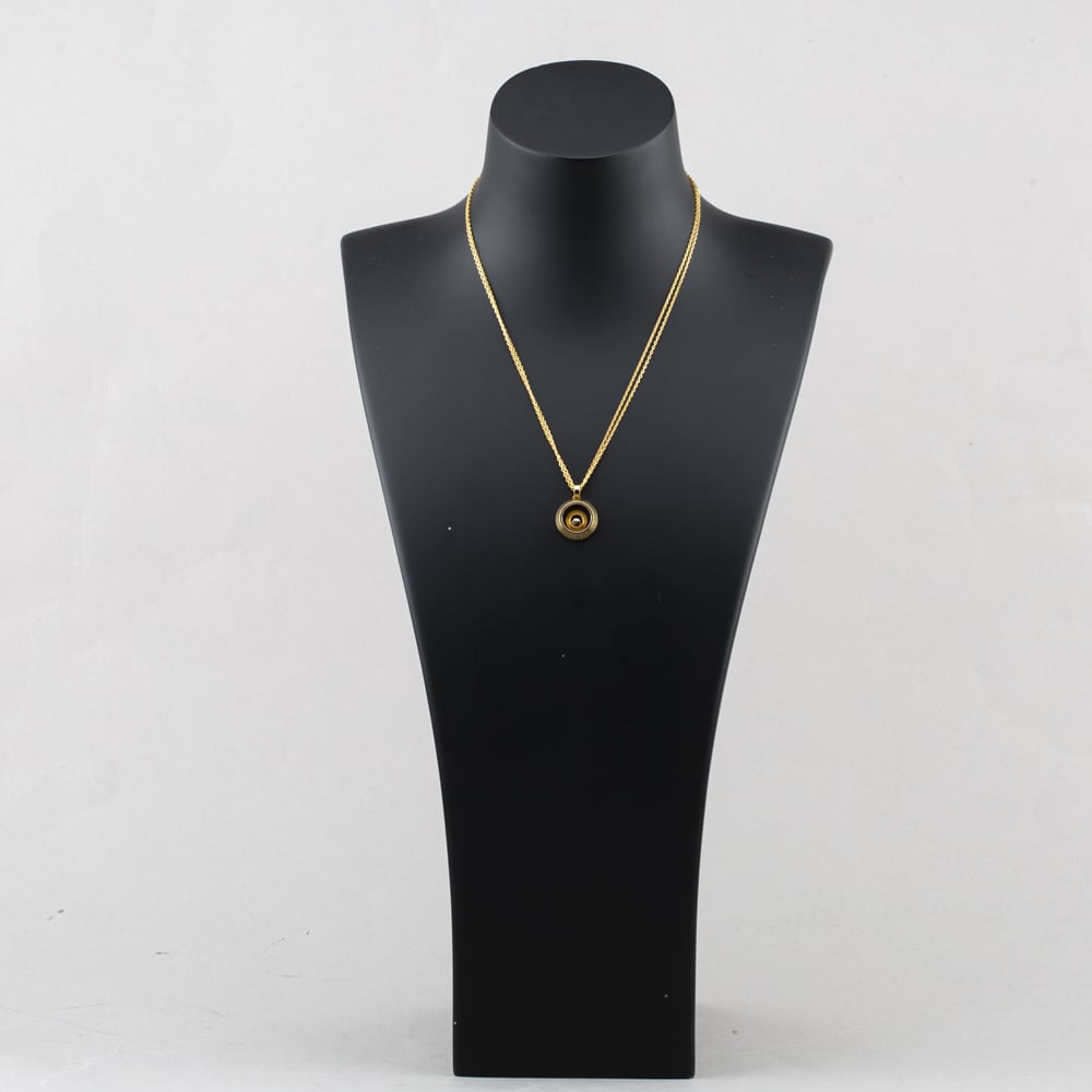 Pre-Owned Chopard 18ct Yellow Gold 0.07ct Diamond Happy Spirit Pendant & 16 Inch Trace Chain 41143351