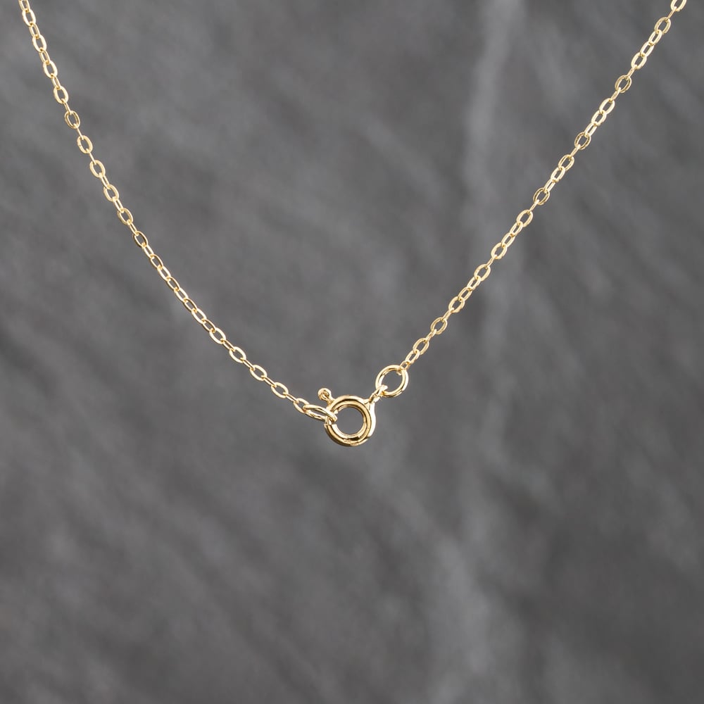 Pre-Owned 9ct Yellow Gold 0.09ct Diamond Set Abacus Pendant & 18 Inch Trace Chain 41143669