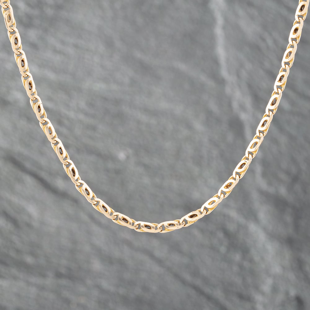 Product photograph of Pre-owned 9ct Yellow Gold 20 Inch Curb Chain 41161717 from The Jewel Hut