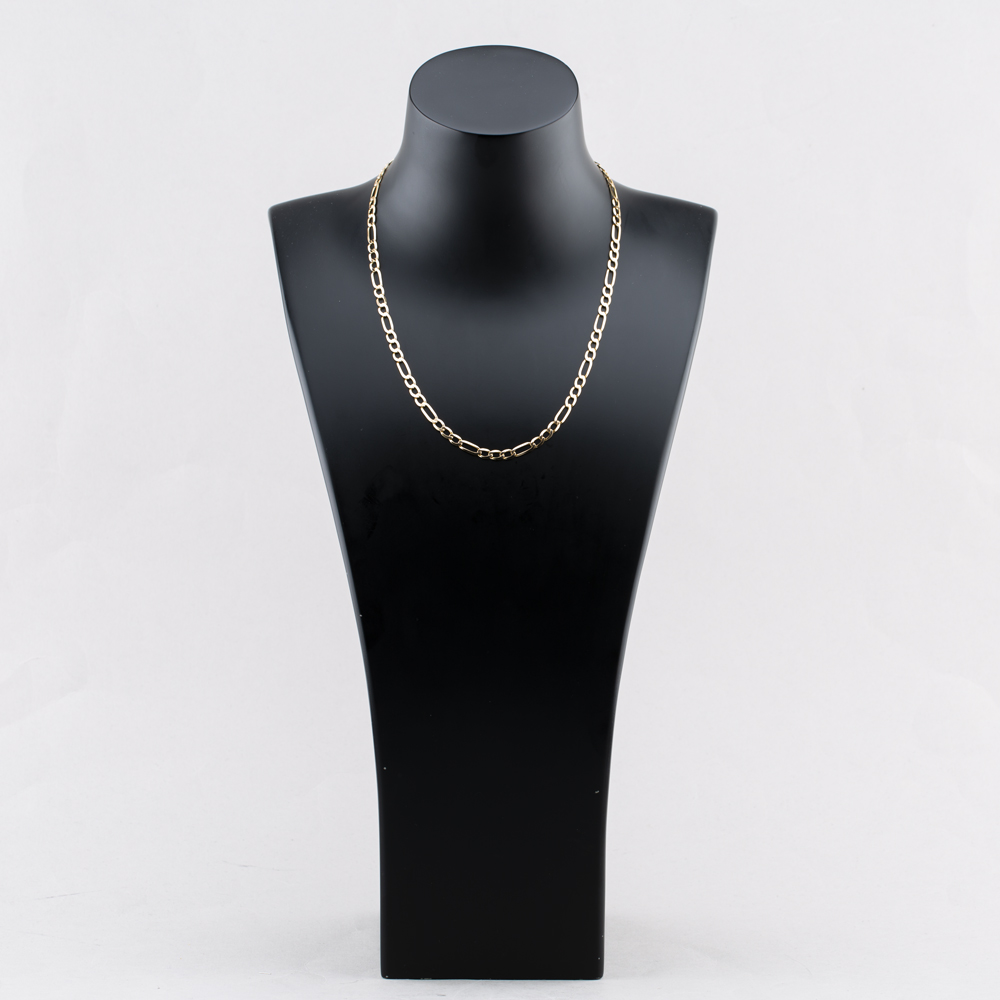 Pre-Owned 9ct Yellow Gold 3+1 18 Inch Figaro Chain 41162102