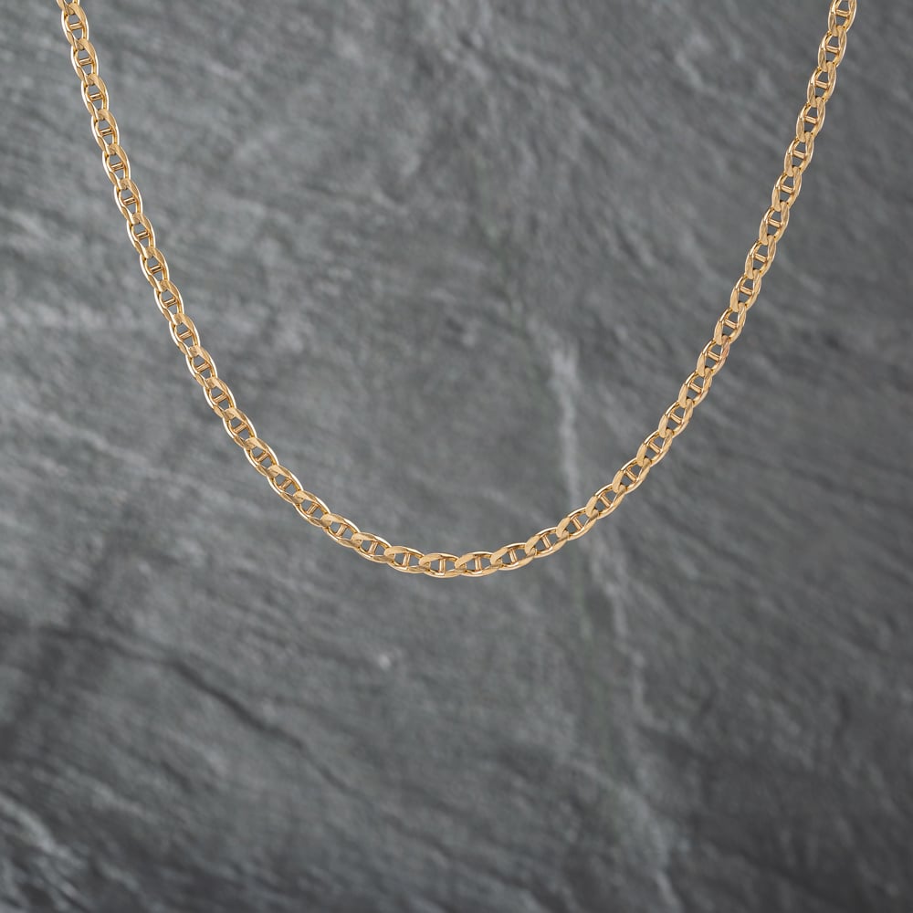 Pre-Owned 9ct Yellow Gold 23 Inch Anchor Chain 41162105