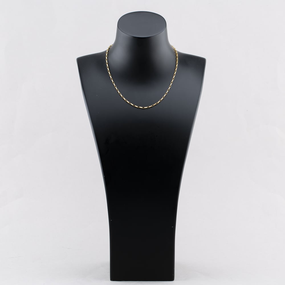 Pre-Owned 9ct Yellow Gold 16 Inch Paper Link Chain 41162111
