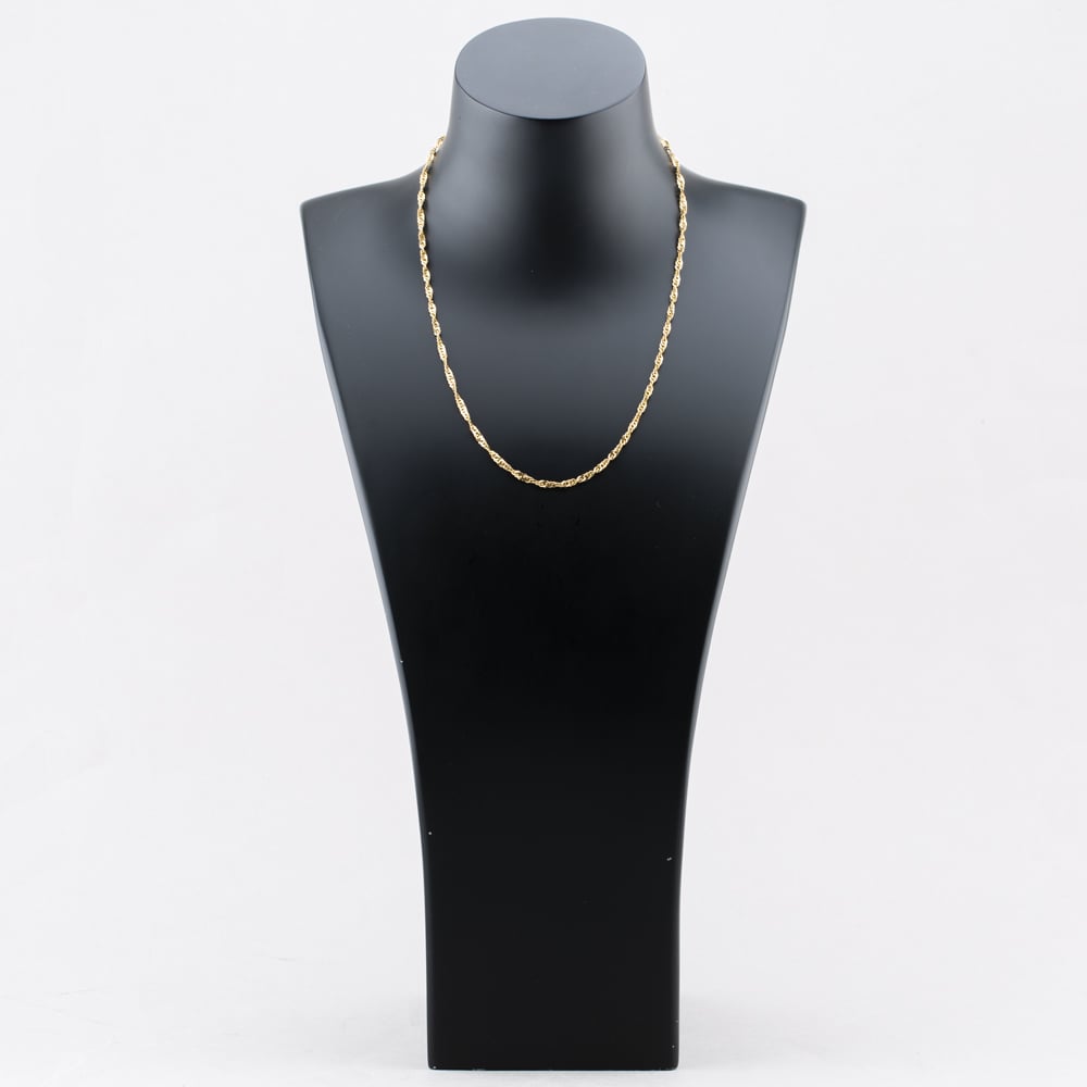 Pre-Owned 9ct Yellow Gold 18 Inch Twist Chain 41162138