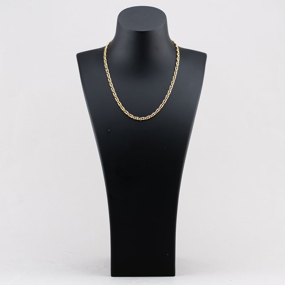 Pre-Owned 9ct Yellow Gold Double Twist 18 Inch Curb Chain 41162155