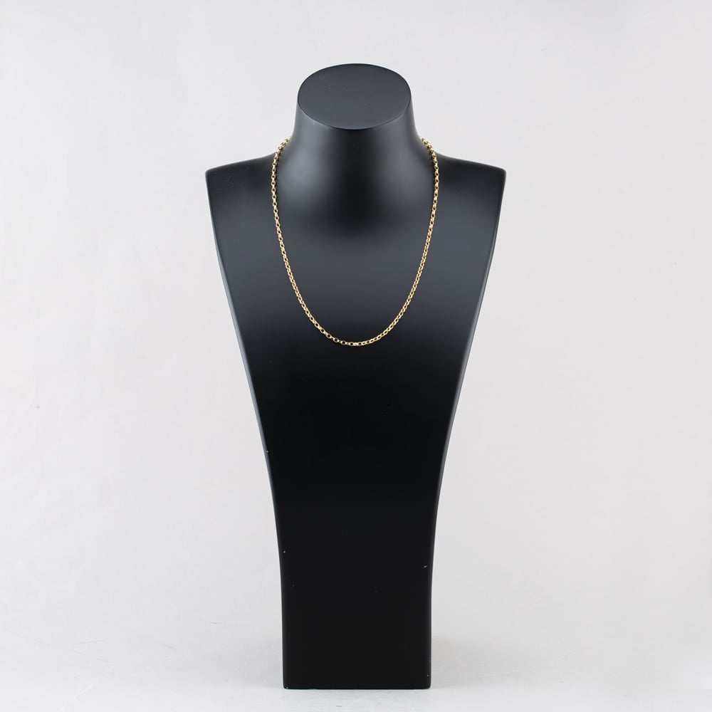 Pre-Owned 9ct Yellow Gold Filed 18.5 Inch Belcher Chain 41162195