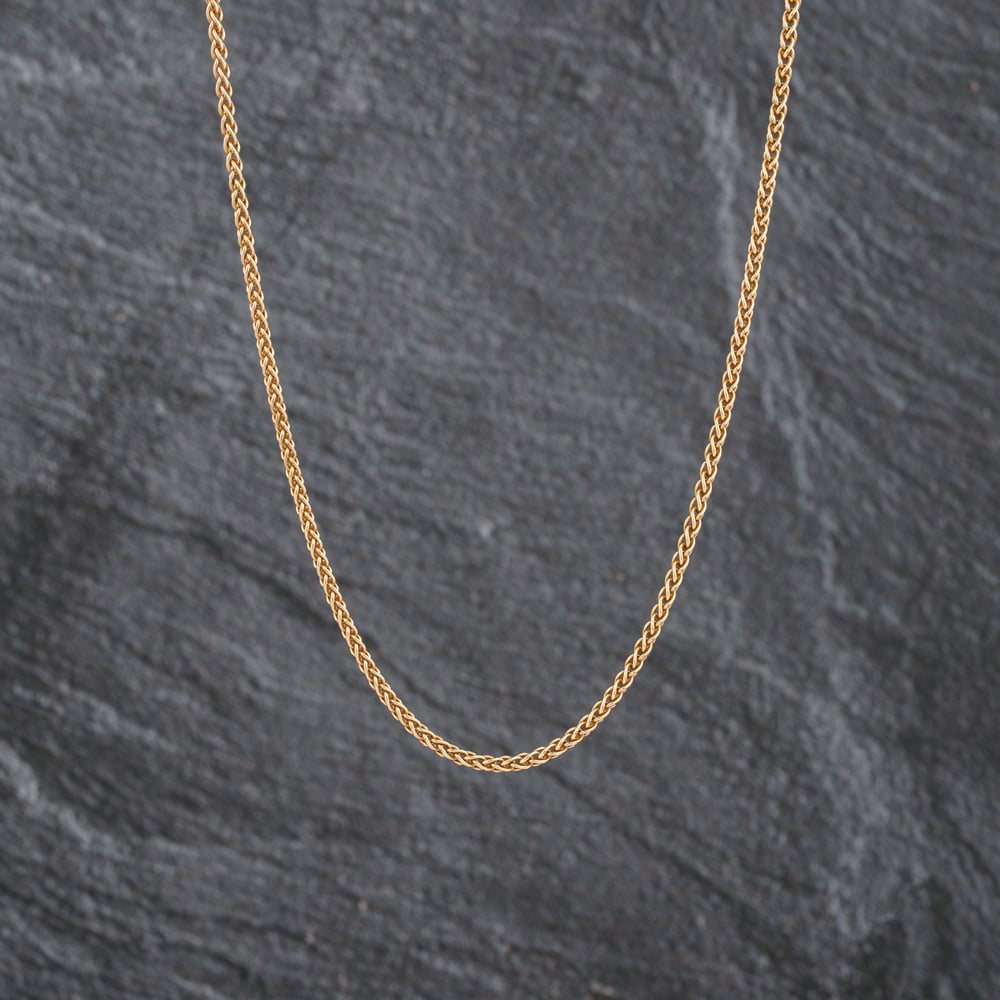 Pre-Owned 9ct Yellow Gold 18 Inch Curb Chain 41162212