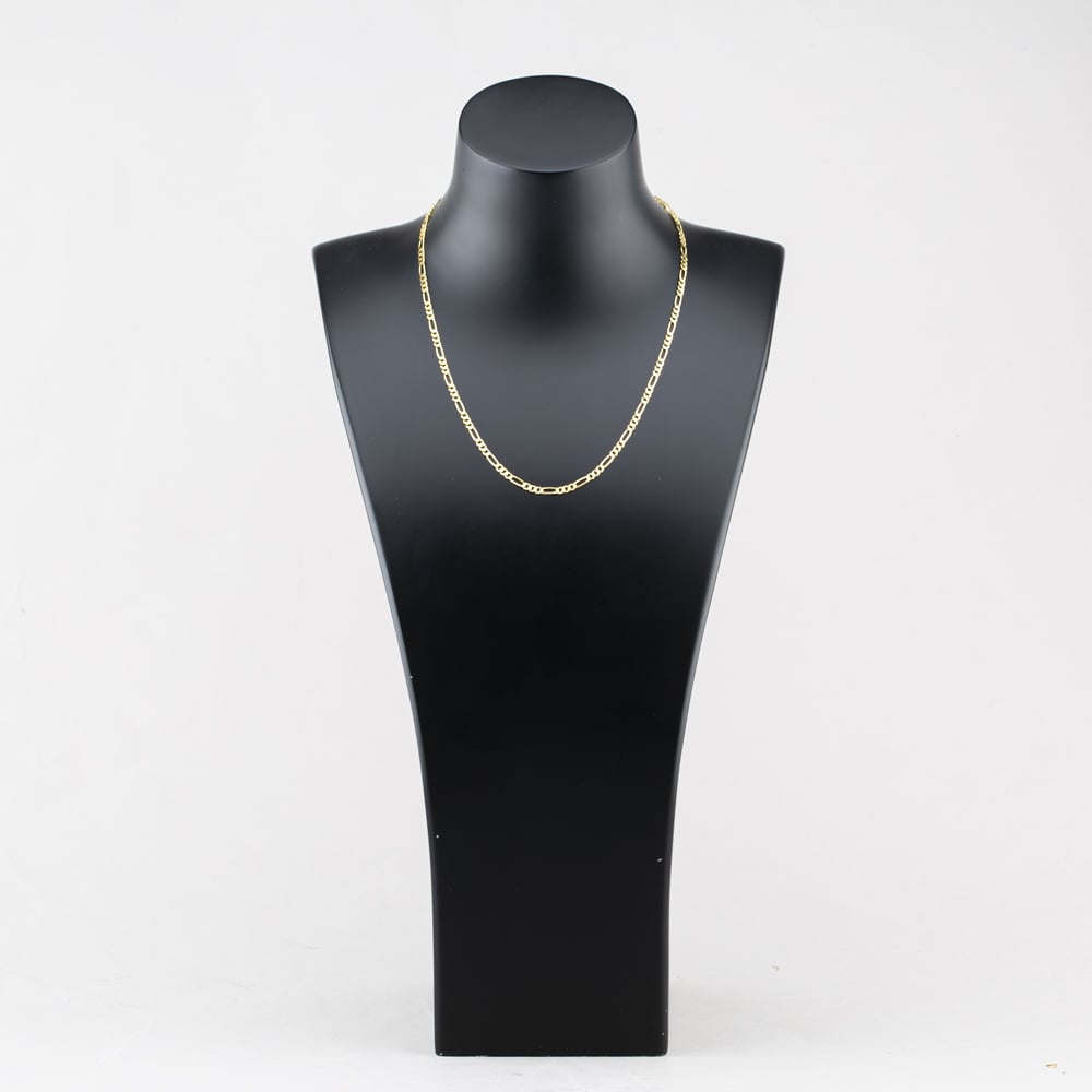 Pre-Owned 9ct Yellow Gold 3+1 Link 18 Inch Figaro Chain 41162215