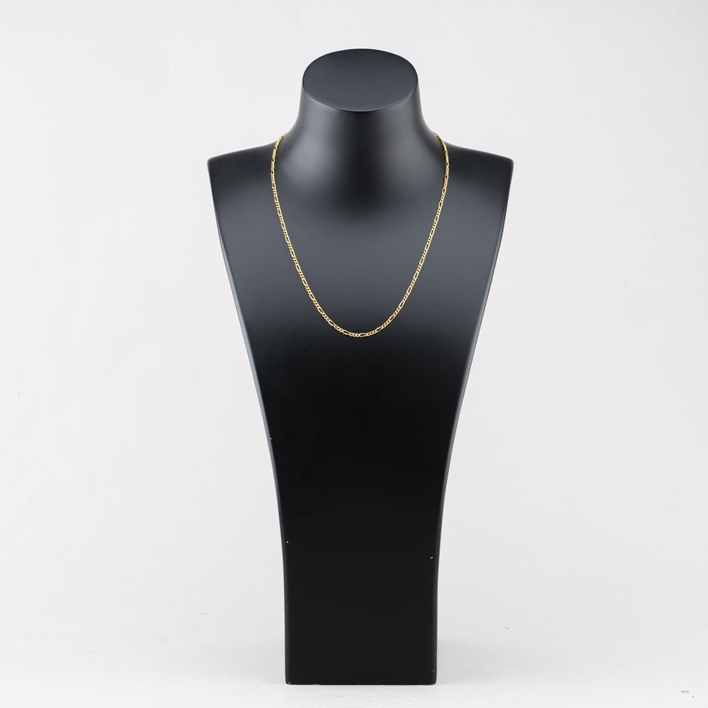 Pre-Owned 9ct Yellow Gold 3+1 Link 19 Inch Figaro Chain 41162217