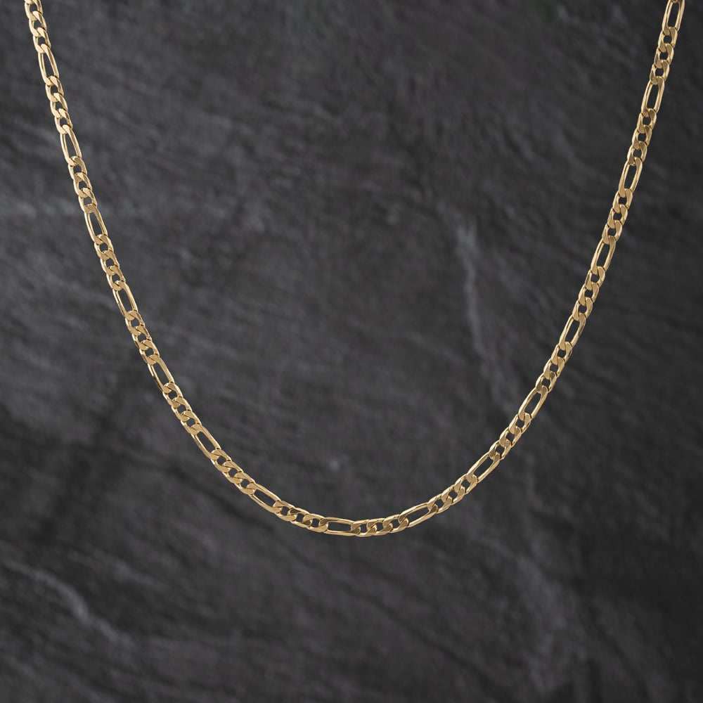 Pre-Owned 9ct Yellow Gold 20 Inch Figaro Chain 41162315