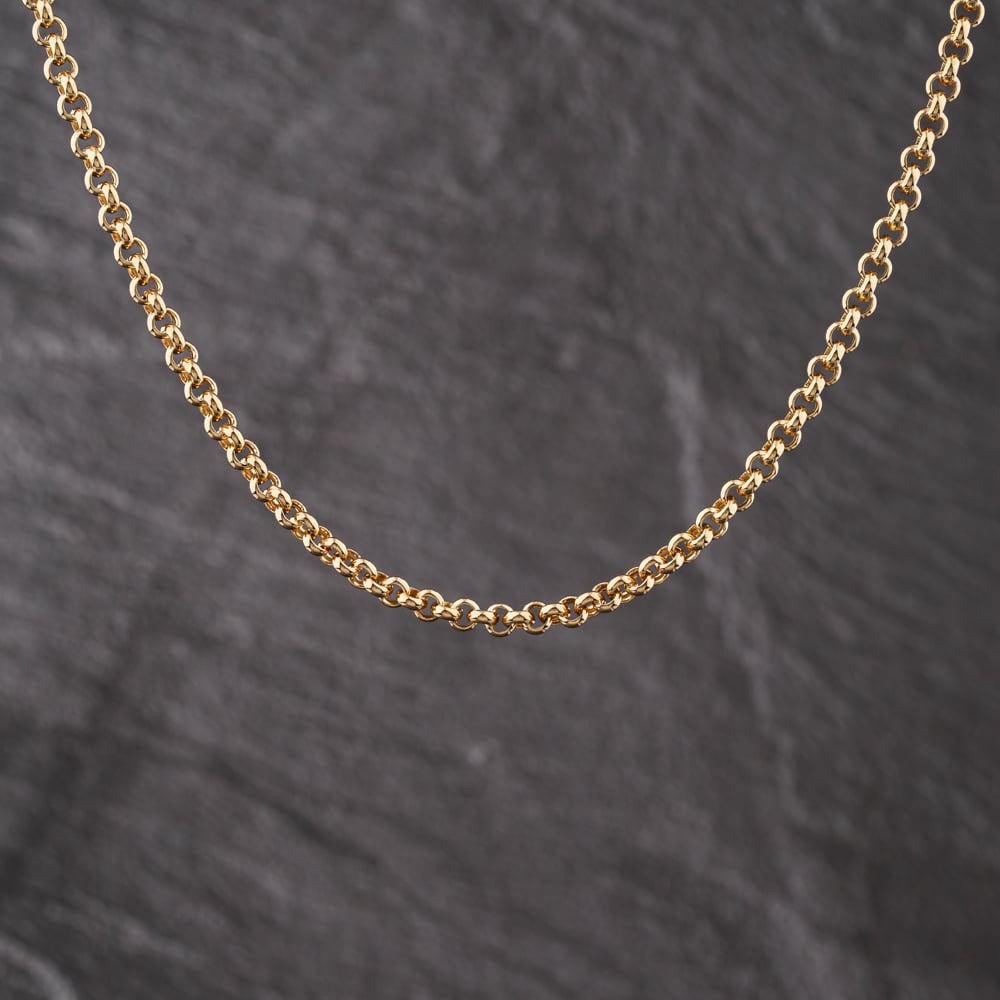 Pre-Owned 9ct Yellow Gold 18 Inch Belcher Chain 41162331