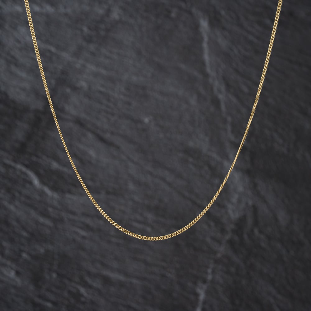 Pre-Owned 18ct Yellow Gold 22 Inch Curb Chain 41162360