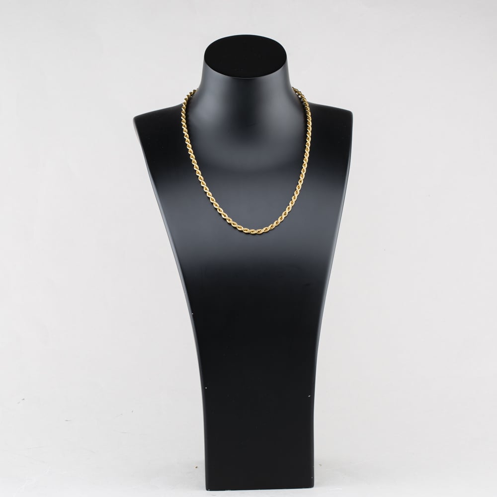Pre-Owned 9ct Yellow Gold 18 Inch Rope Chain 41162396