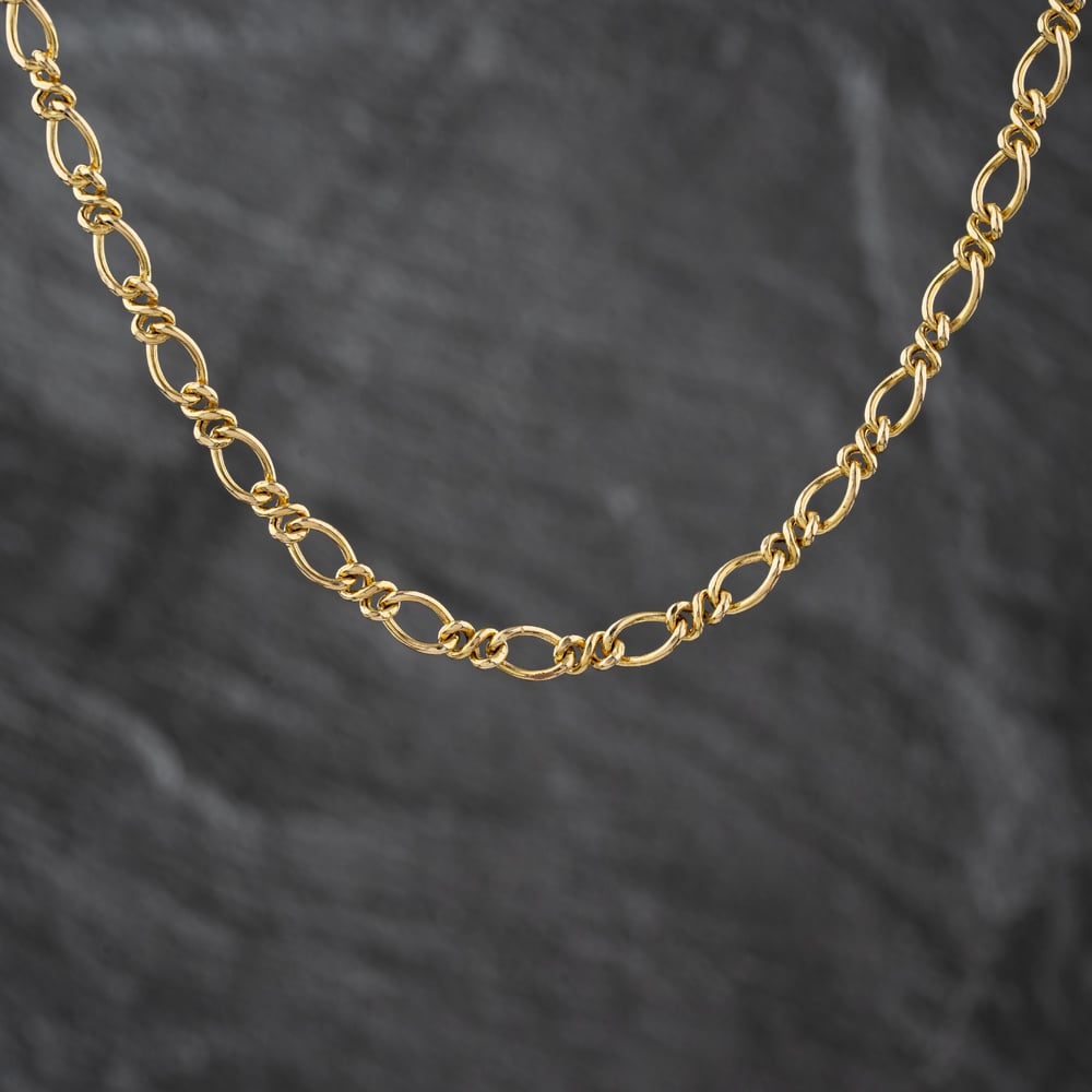 Pre-Owned 9ct Yellow Gold 18 Inch Fancy Chain 41162405
