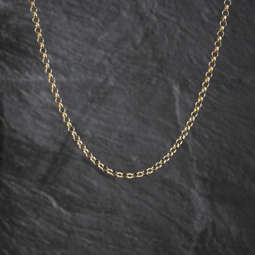 Pre-Owned 9ct Yellow Gold 18 Inch Belcher Chain 41162416