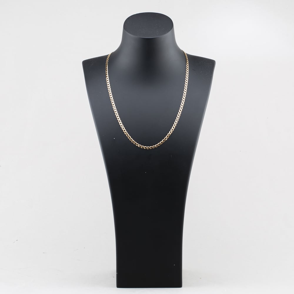 Pre-Owned 9ct Yellow Gold 21 Inch Curb Chain 41162432
