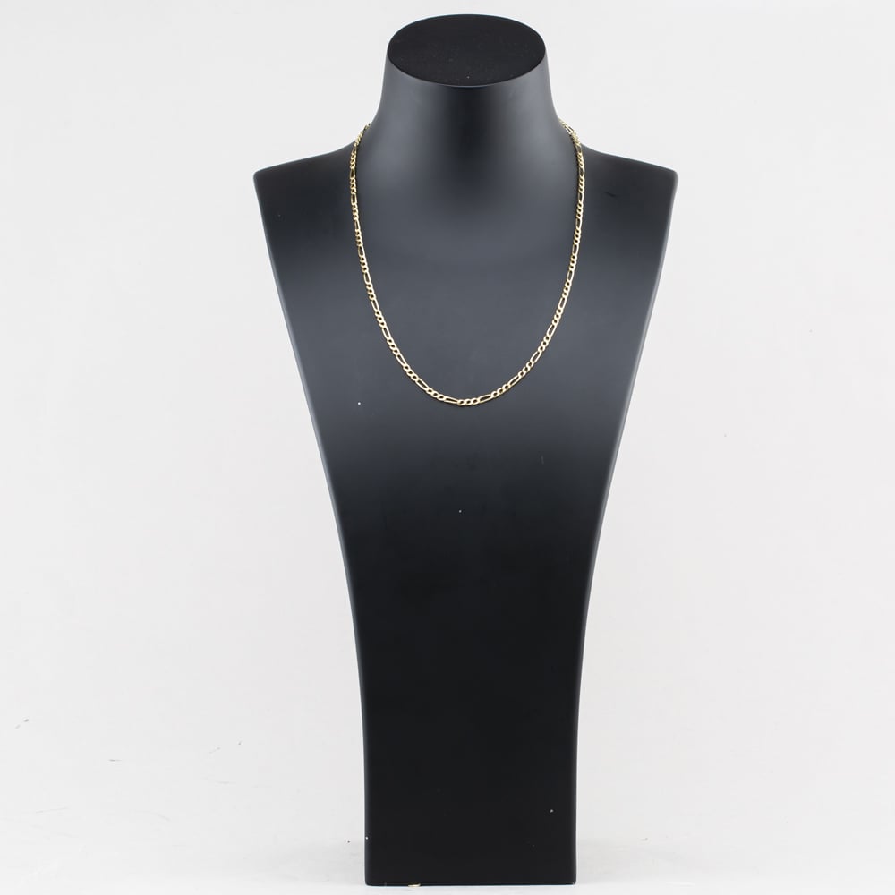 Pre-Owned 9ct Yellow Gold 19 Inch Figaro Chain 41162450